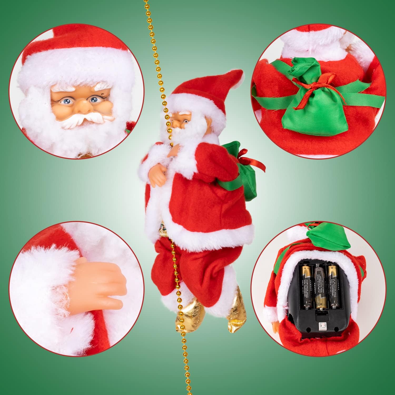 Papa Noel Musical - Adorno Navideño - Nexos Vital