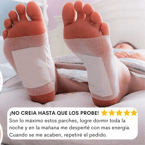 Parches desintoxicantes - Elimina toxinas de tu cuerpo - Nexos Vital
