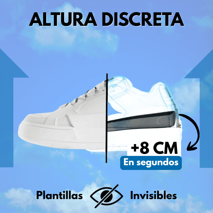 Plantillas elevadoras - aumentador de estatura - Nexos Vital