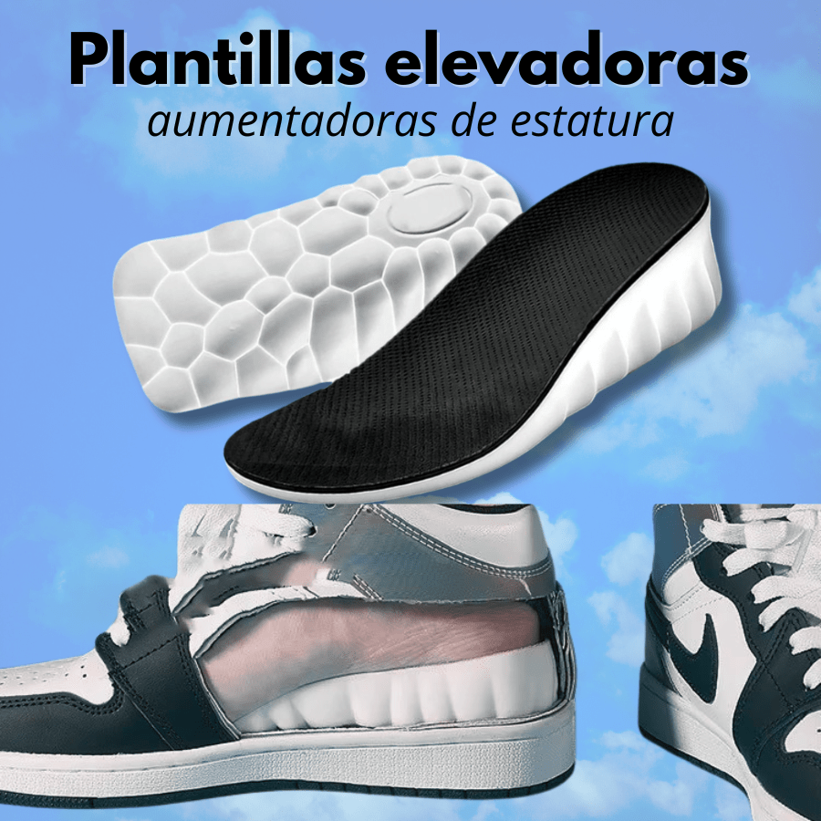 Plantillas elevadoras - aumentador de estatura - Nexos Vital