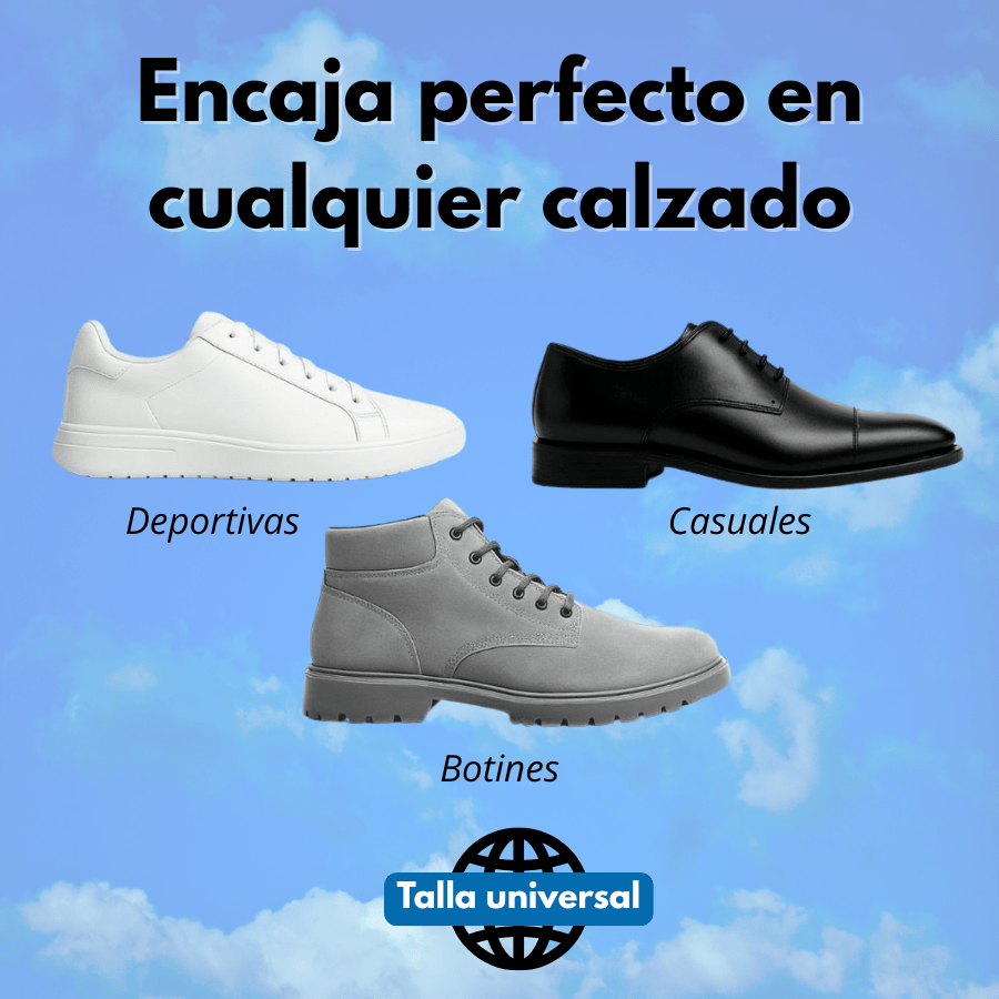 Plantillas elevadoras - aumentador de estatura - Nexos Vital